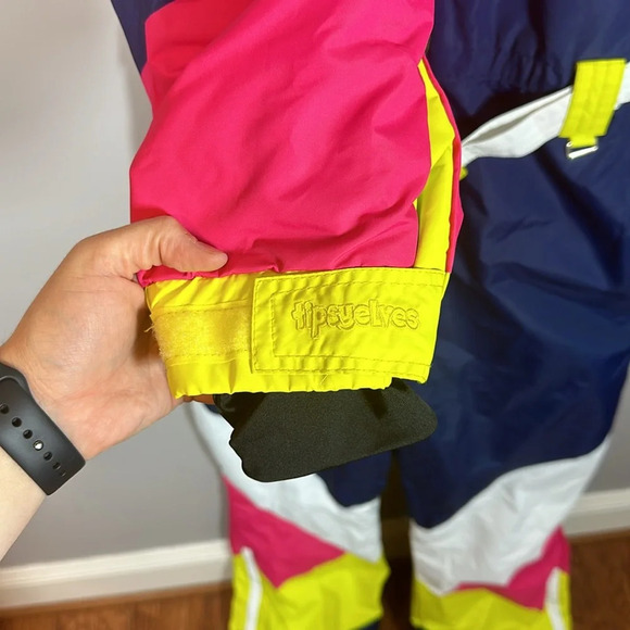 Tipsy Elves Neon Knockout Snowsuit Men’s Size XL NWT - Picture 13 of 16